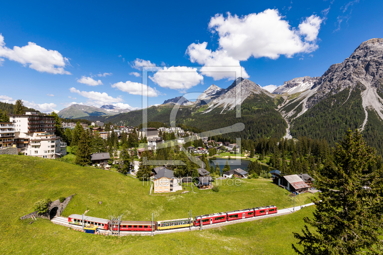 Bild-Nr.: 12914608 Rhätische Bahn in Arosa - Graubünden  - Schweiz erstellt von dieterich