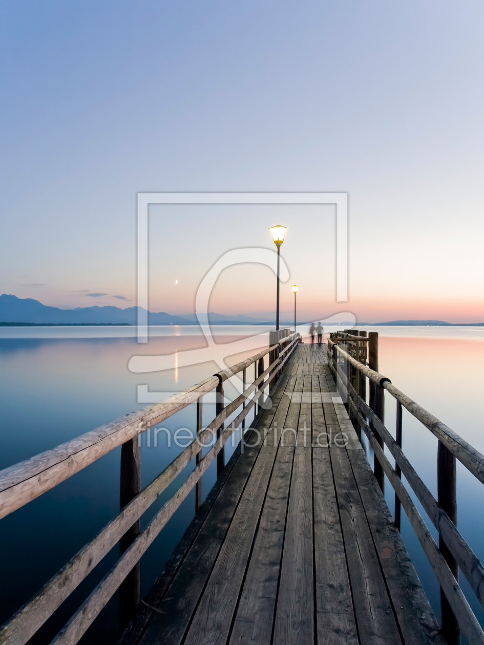 Bild-Nr.: 12914610 Steg am Chiemsee im Chiemgau in Bayern erstellt von dieterich