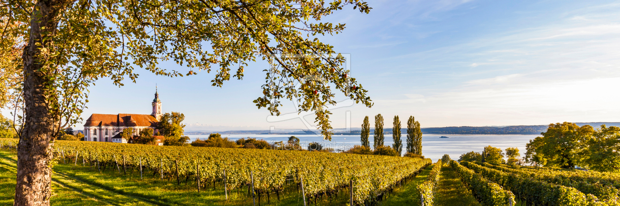 Bild-Nr.: 12914834 Panorama Wallfahrtskirche Birnau am Bodensee erstellt von dieterich