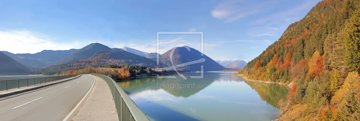 Bild-Nr.: 12914976 Brücke am Sylvensteinspeichersee erstellt von SusaZoom
