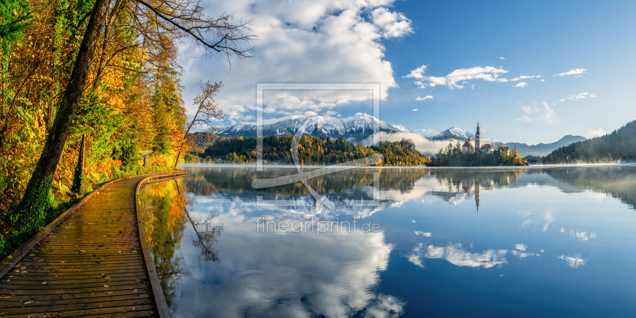 Bild-Nr.: 12915528 Sonnenaufgang am Bleder See Slowenien erstellt von Achim Thomae