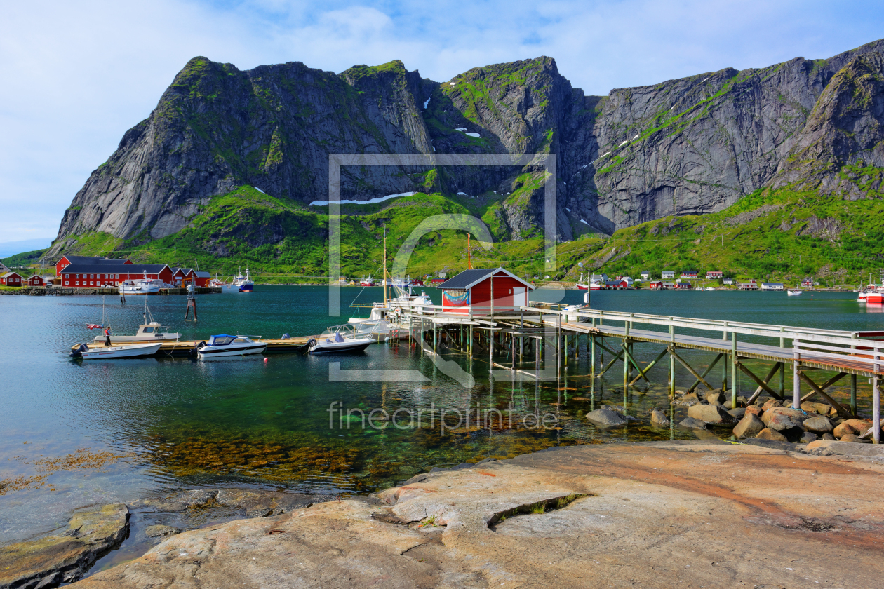 Bild-Nr.: 12915544 Reine auf den Lofoten erstellt von Gisela Scheffbuch