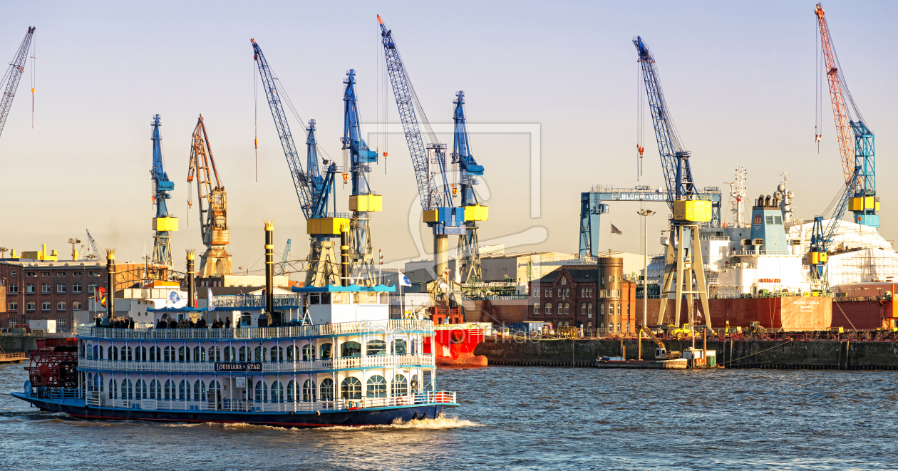 Bild-Nr.: 12915645 Hamburger Hafen Panorama erstellt von Nordbilder