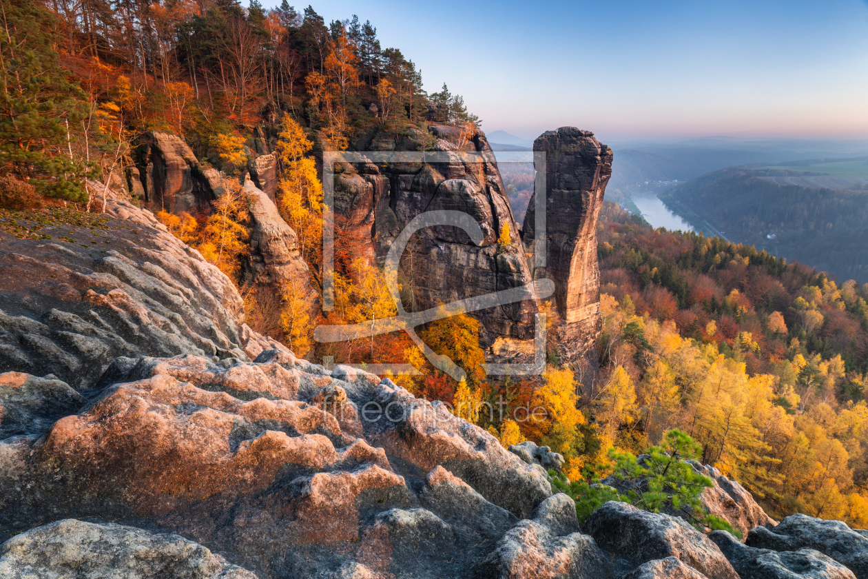Bild-Nr.: 12915851 Sächsische Schweiz im Herbst erstellt von Daniela Beyer