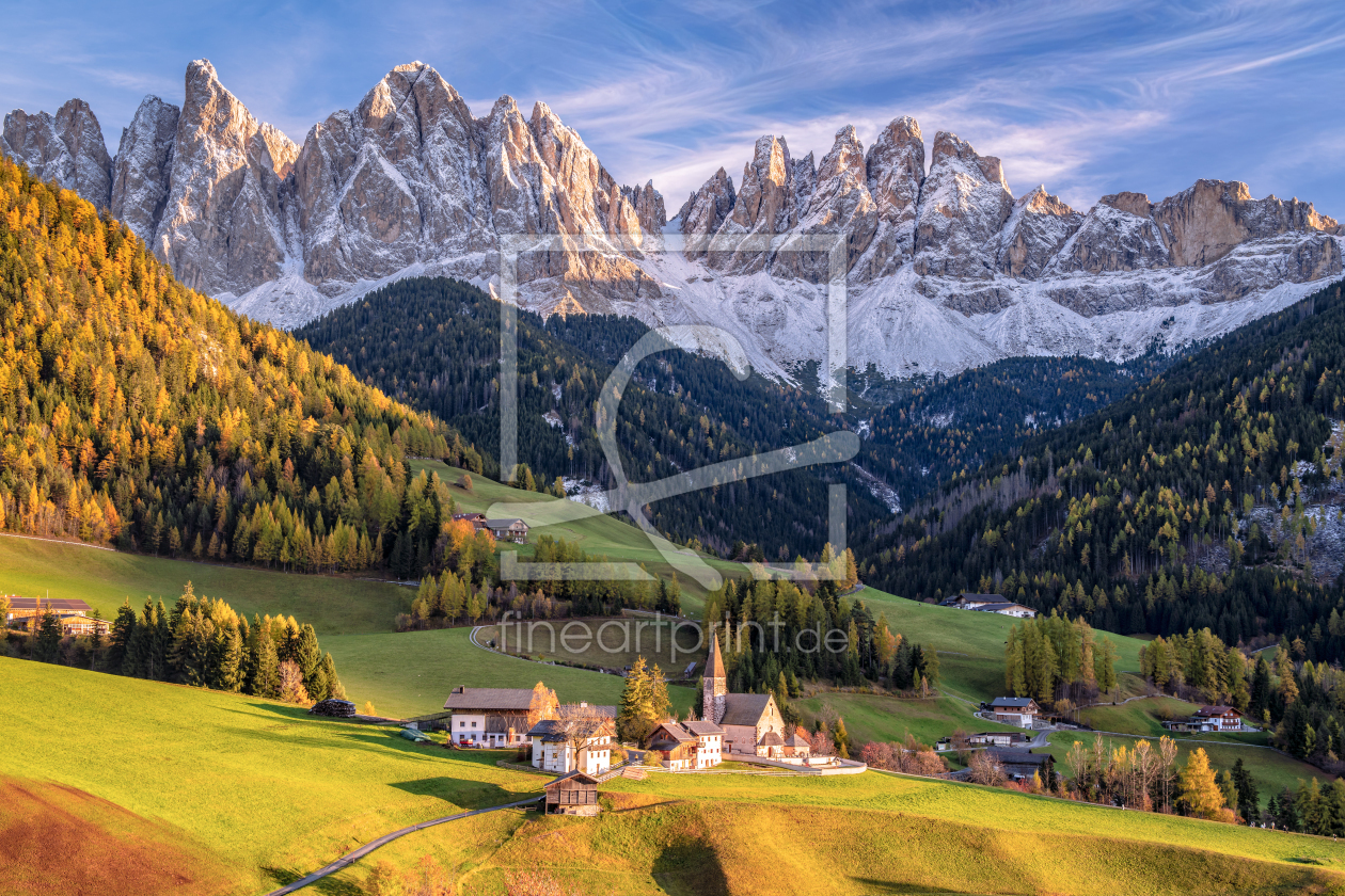 Bild-Nr.: 12916843 Herbst im Villnößtal Südtirol erstellt von Achim Thomae