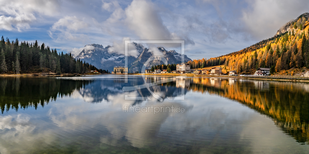 Bild-Nr.: 12916856 Herbst am Misurinasee Dolomiten erstellt von Achim Thomae