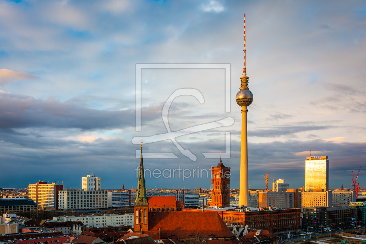 Bild-Nr.: 12917630 Sonnenuntergang in Berlin erstellt von Martin Martin Wasilewski