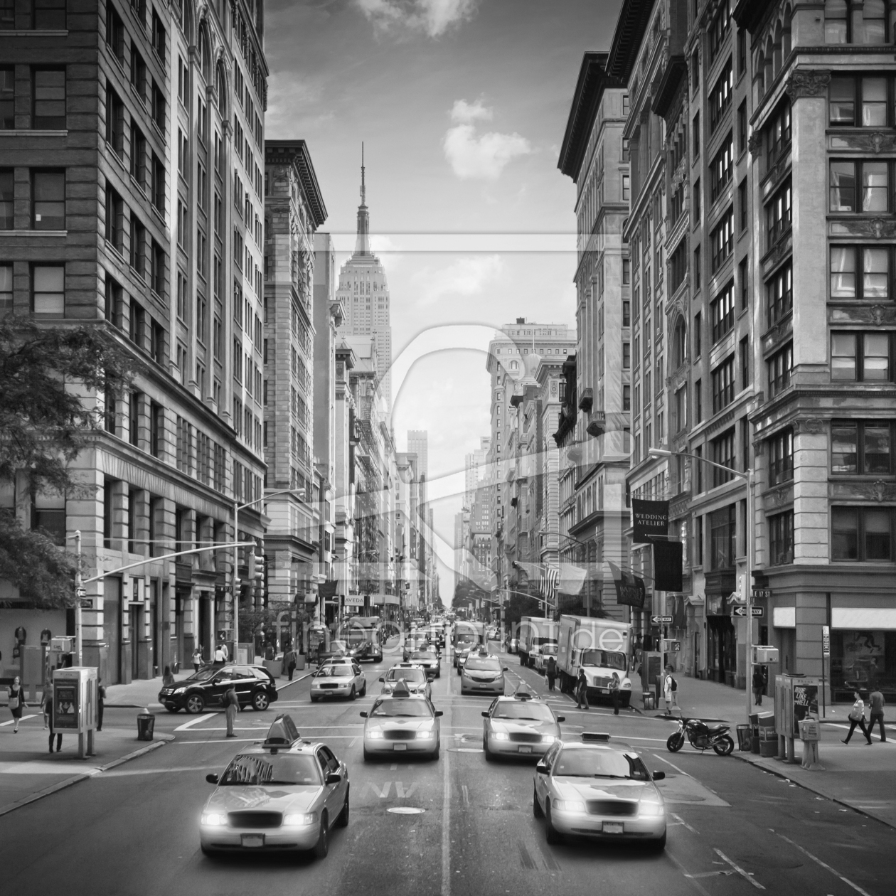 Bild-Nr.: 12917869 NEW YORK CITY 5th Avenue Verkehr - Monochrom erstellt von Melanie Viola