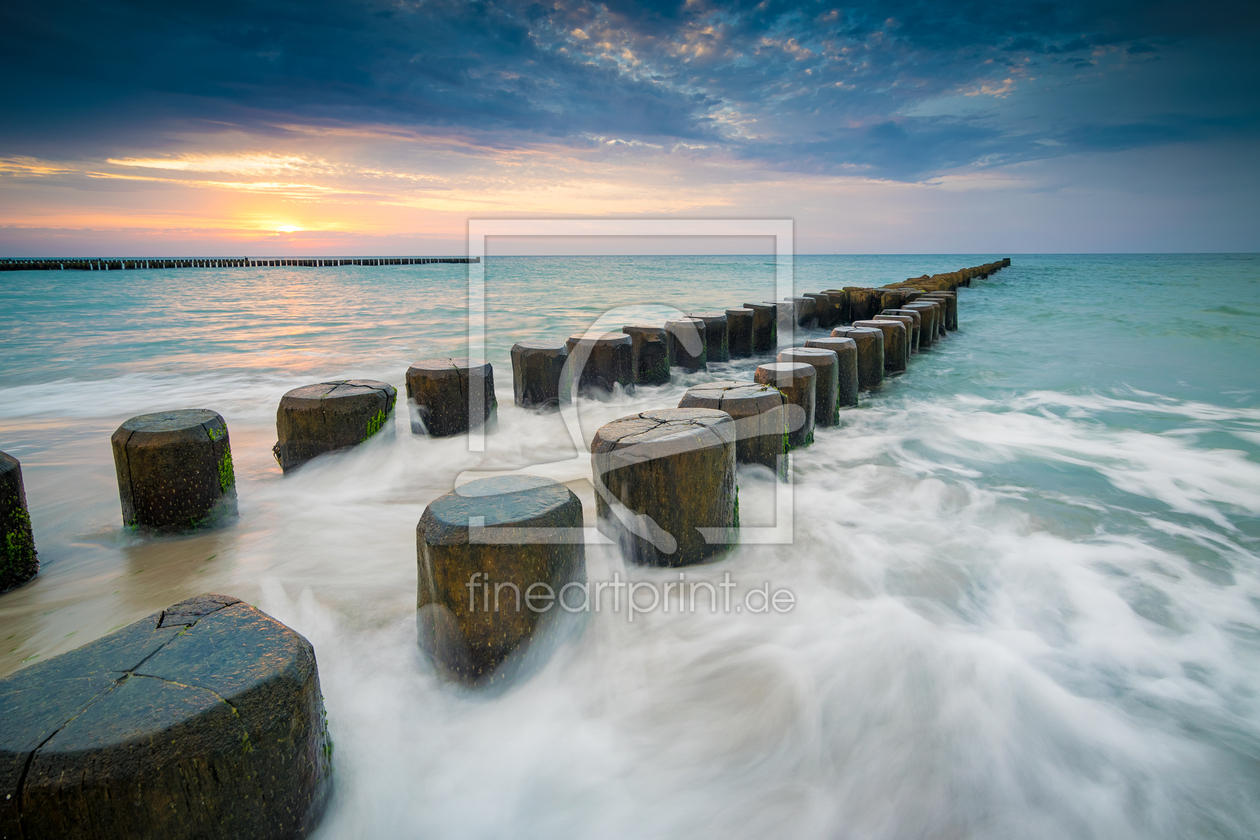 Bild-Nr.: 12917886 Sonnenuntergang meeem Strand in Ahrenshoop erstellt von Martin Martin Wasilewski