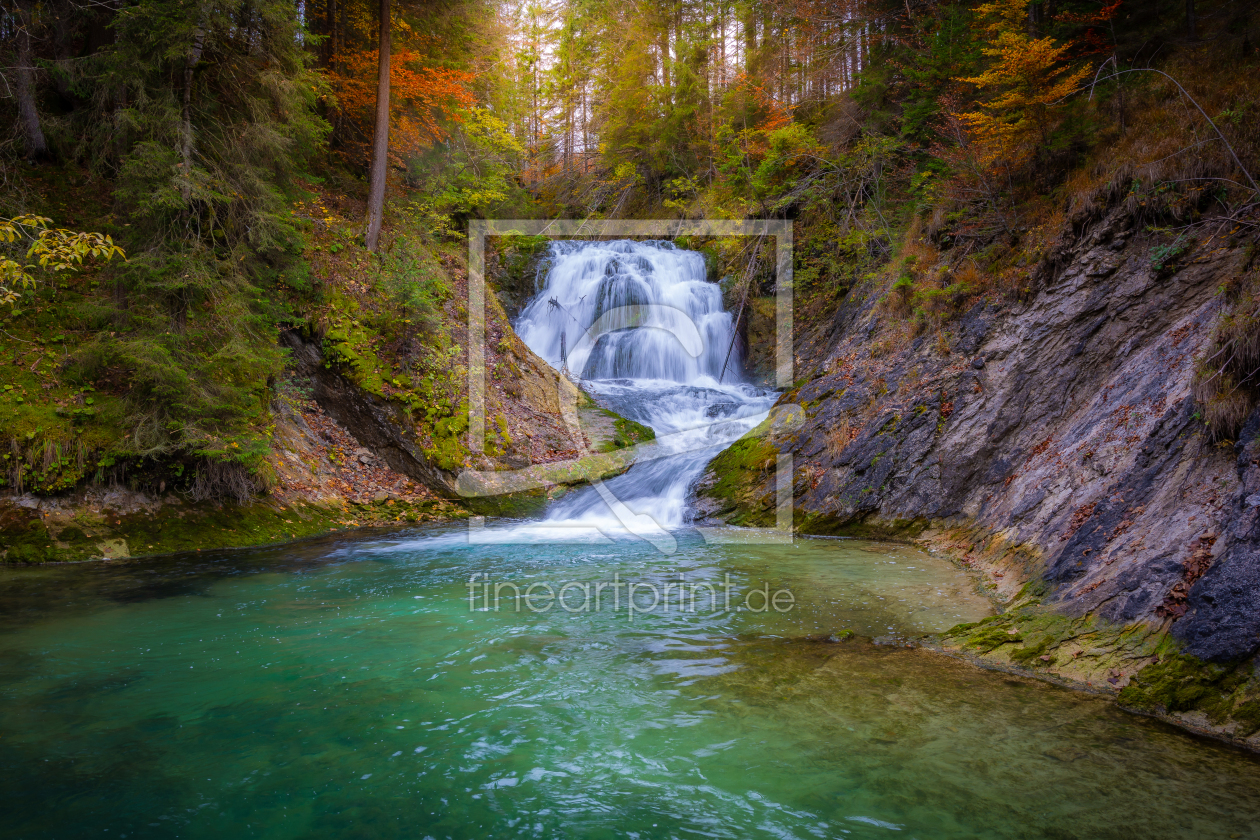 Bild-Nr.: 12918699 Isar Wasserfall im Herbst erstellt von Martin Martin Wasilewski