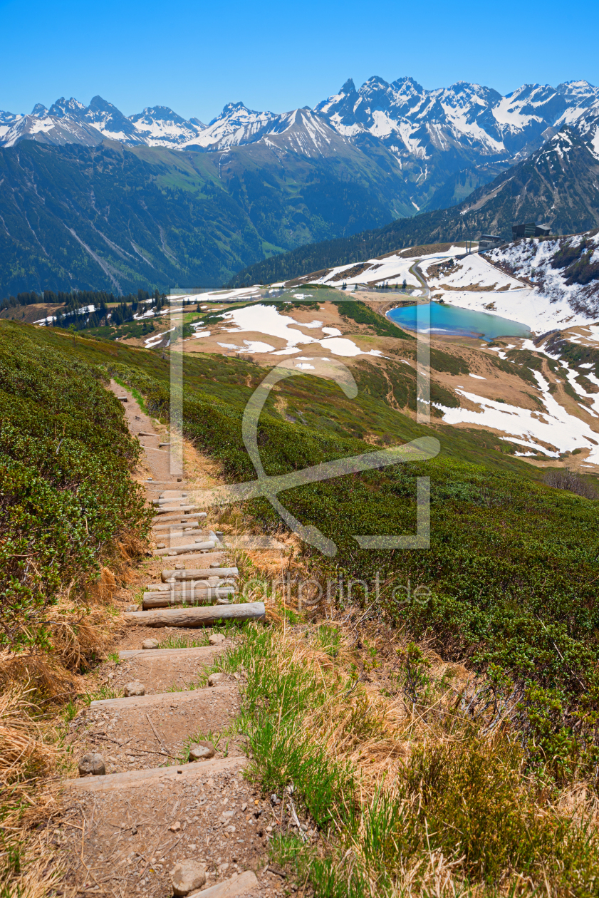 Bild-Nr.: 12920341 Wanderweg zum Schlappoldsee Fellhorn Allgäuer Alpe erstellt von SusaZoom