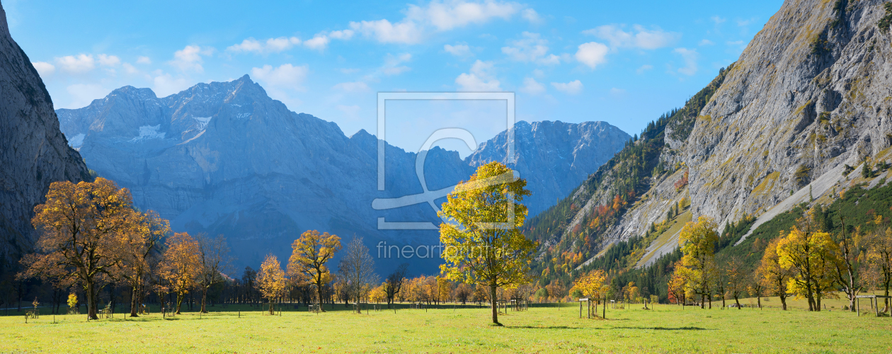 Bild-Nr.: 12920535 Ahornboden Panorama im Herbst erstellt von SusaZoom