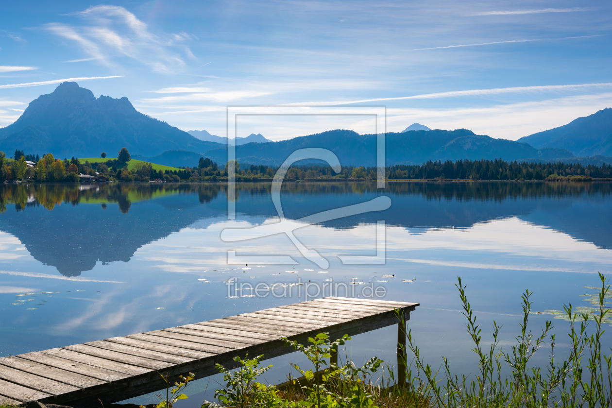 Bild-Nr.: 12922861 Berge im Spiegel - Herbst am Hopfensee erstellt von Martin Martin Wasilewski