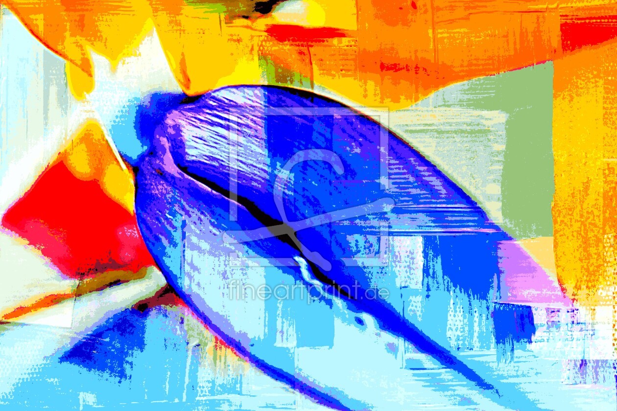 Bild-Nr.: 12923592 Königs Strelitzie mixed media erstellt von Schwob