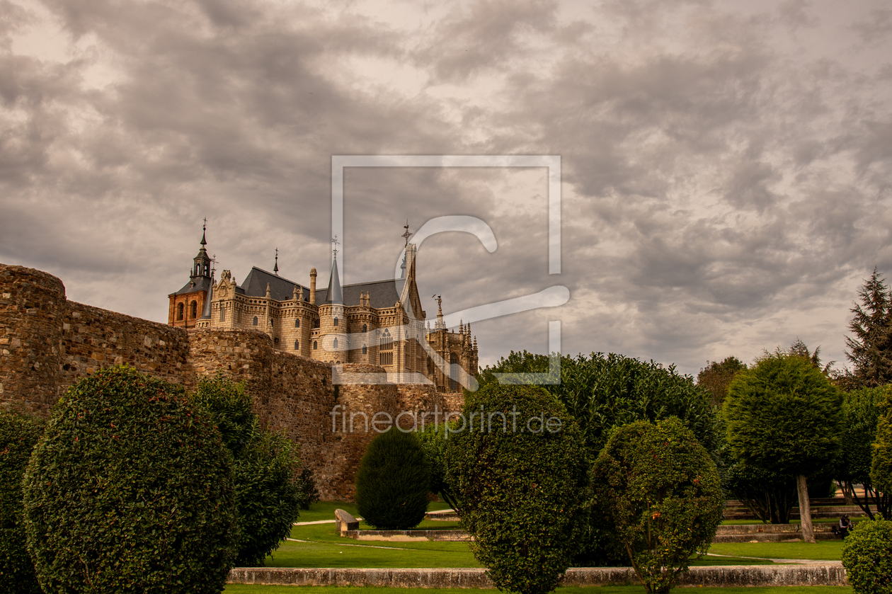 Bild-Nr.: 12923658 Der Bischofspalast von Astorga nach Antoni Gaudi erstellt von ralf werner froelich