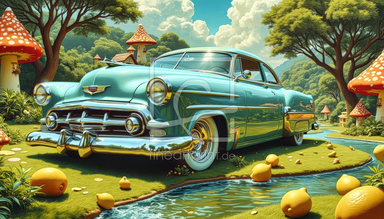 Bild-Nr.: 12925003 Oldtimer in Paradise KI erstellt von XYRIUS