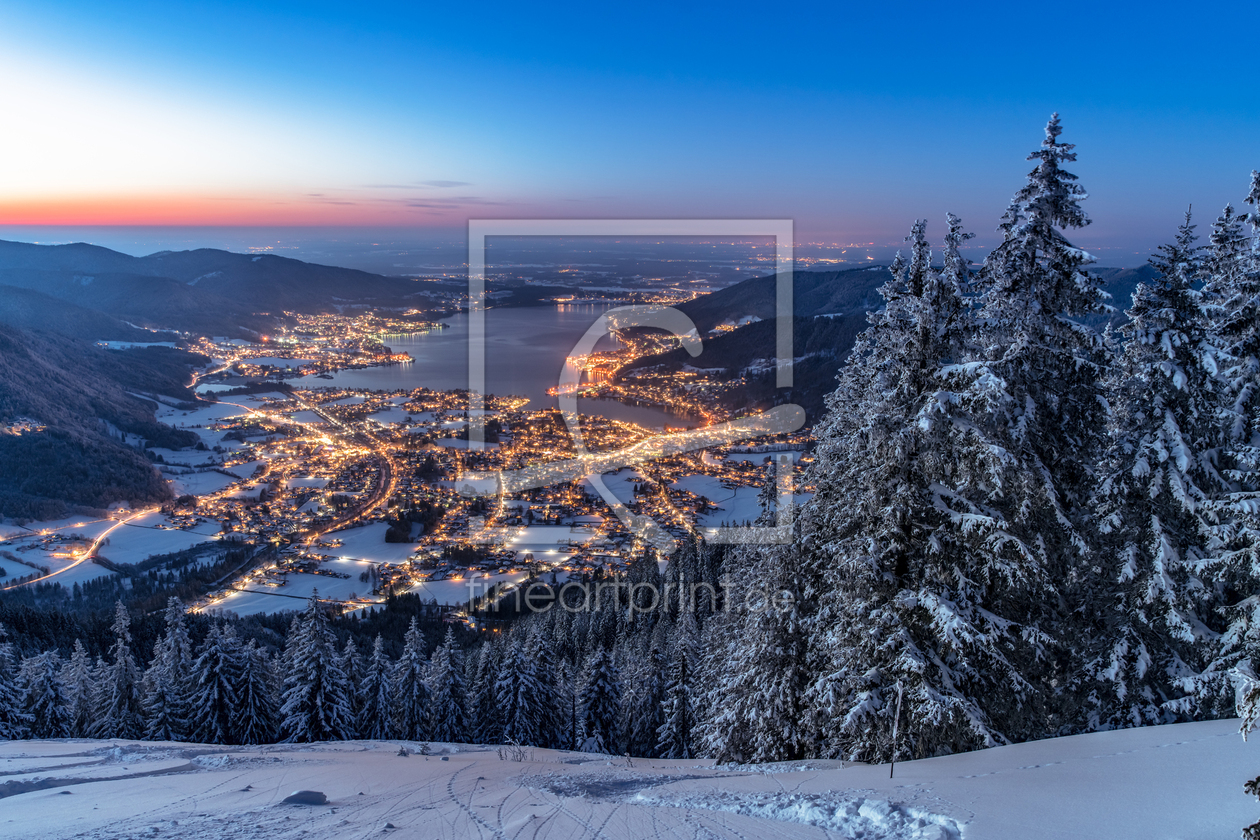 Bild-Nr.: 12926292 Winter am Tegernsee Oberbayern erstellt von Achim Thomae