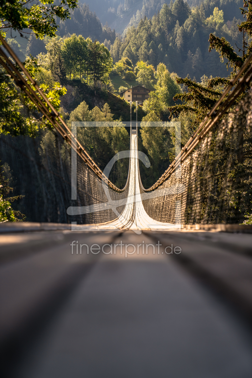 Bild-Nr.: 12926591 Hängebrücke Wallis Schweiz erstellt von Achim Thomae
