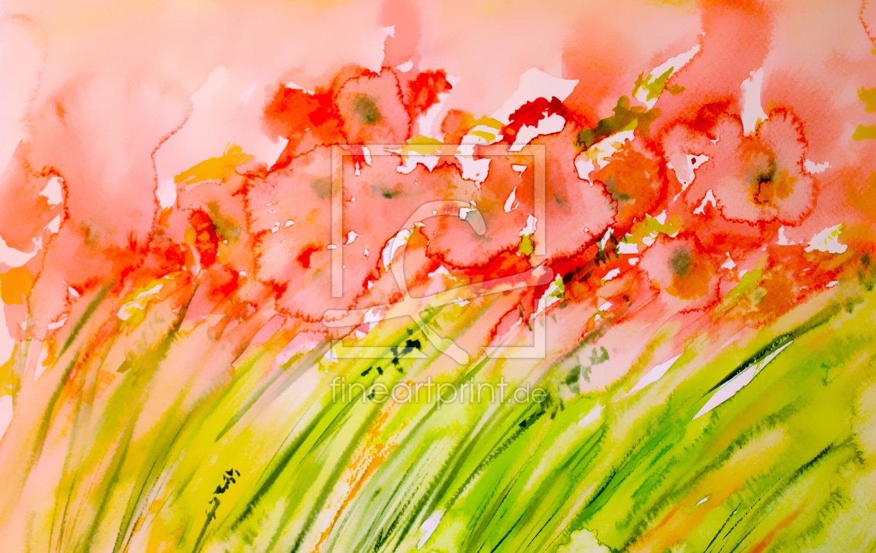 Bild-Nr.: 12926787 Frühlingserwachen - floralesAquarell erstellt von M.A. Ziehr