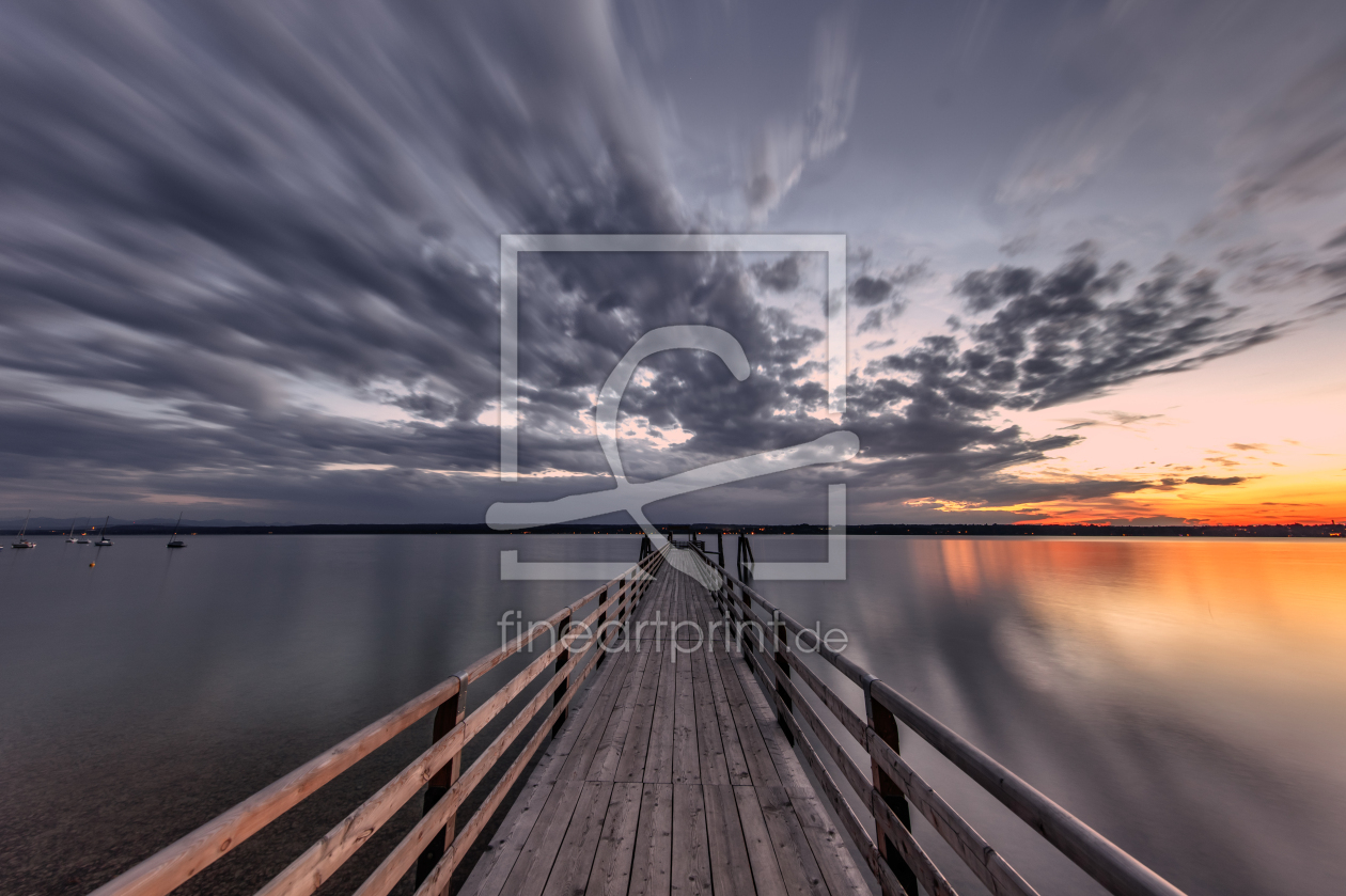 Bild-Nr.: 12927837 Sonnenuntergang am Ammersee erstellt von Achim Thomae