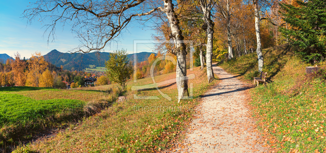 Bild-Nr.: 12933095 Wanderweg Fischbachau Birkenstein erstellt von SusaZoom