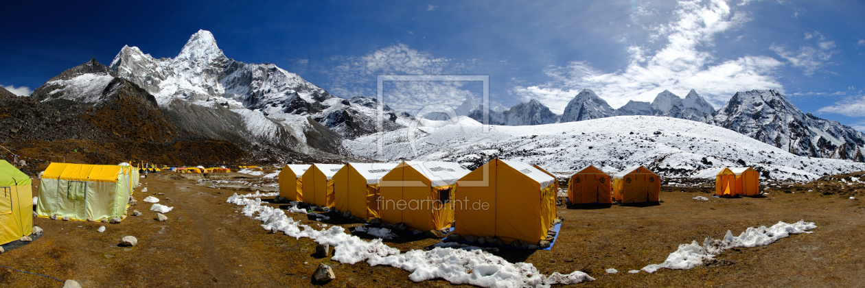 Bild-Nr.: 12933470 Ama Dablam Basecamp erstellt von Gerhard Albicker