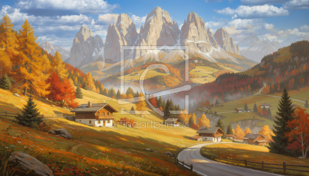 Bild-Nr.: 12933781 Sommer in der Berglandschaft KI erstellt von XYRIUS