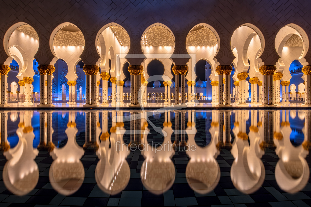 Bild-Nr.: 12934001 Sheikh Zayed Grand Mosque Abu Dhabi erstellt von Achim Thomae