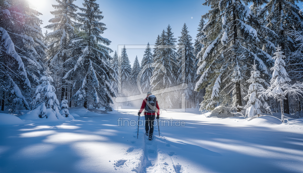Bild-Nr.: 12934675 Wandern im Winter KI erstellt von XYRIUS