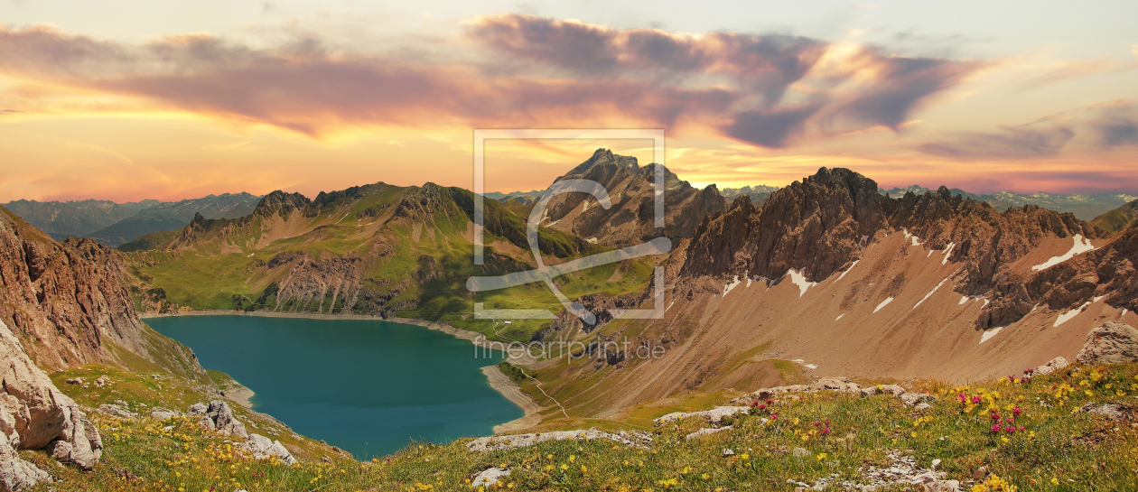 Bild-Nr.: 12934905 Abendstimmung Lünersee erstellt von SusaZoom