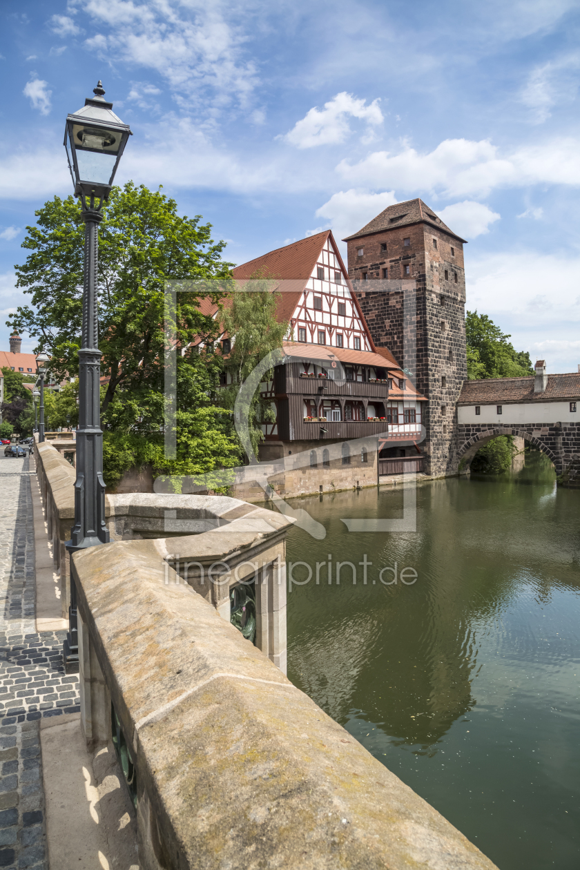 Bild-Nr.: 12935225 NÜRNBERG Blick von der Maxbrücke zum Henkersteg erstellt von Melanie Viola