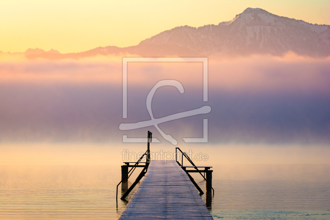 Bild-Nr.: 12937812 Steg am Chiemsee im Winter erstellt von Martin Martin Wasilewski