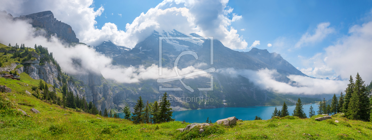 Bild-Nr.: 12938440 Oeschinensee und Blümlisalp erstellt von SusaZoom