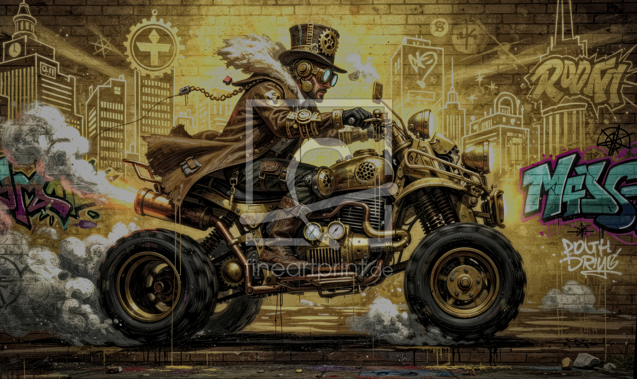 Bild-Nr.: 12939117 Steampunk Quad KI erstellt von XYRIUS