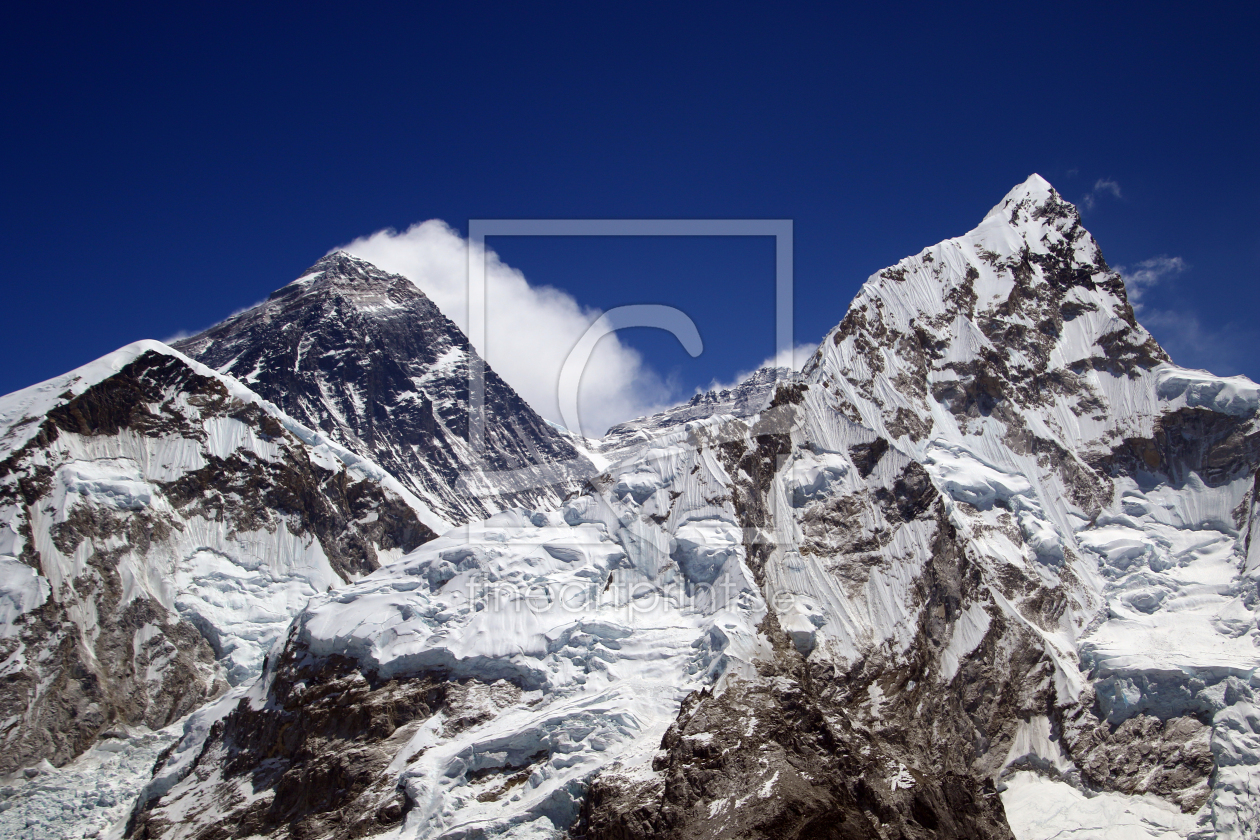 Bild-Nr.: 12939386 Mount Everest 8848 m erstellt von Gerhard Albicker