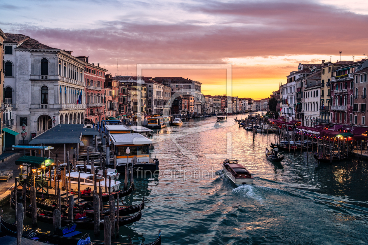 Bild-Nr.: 12939779 Sonnenuntergang in Venedig erstellt von Achim Thomae