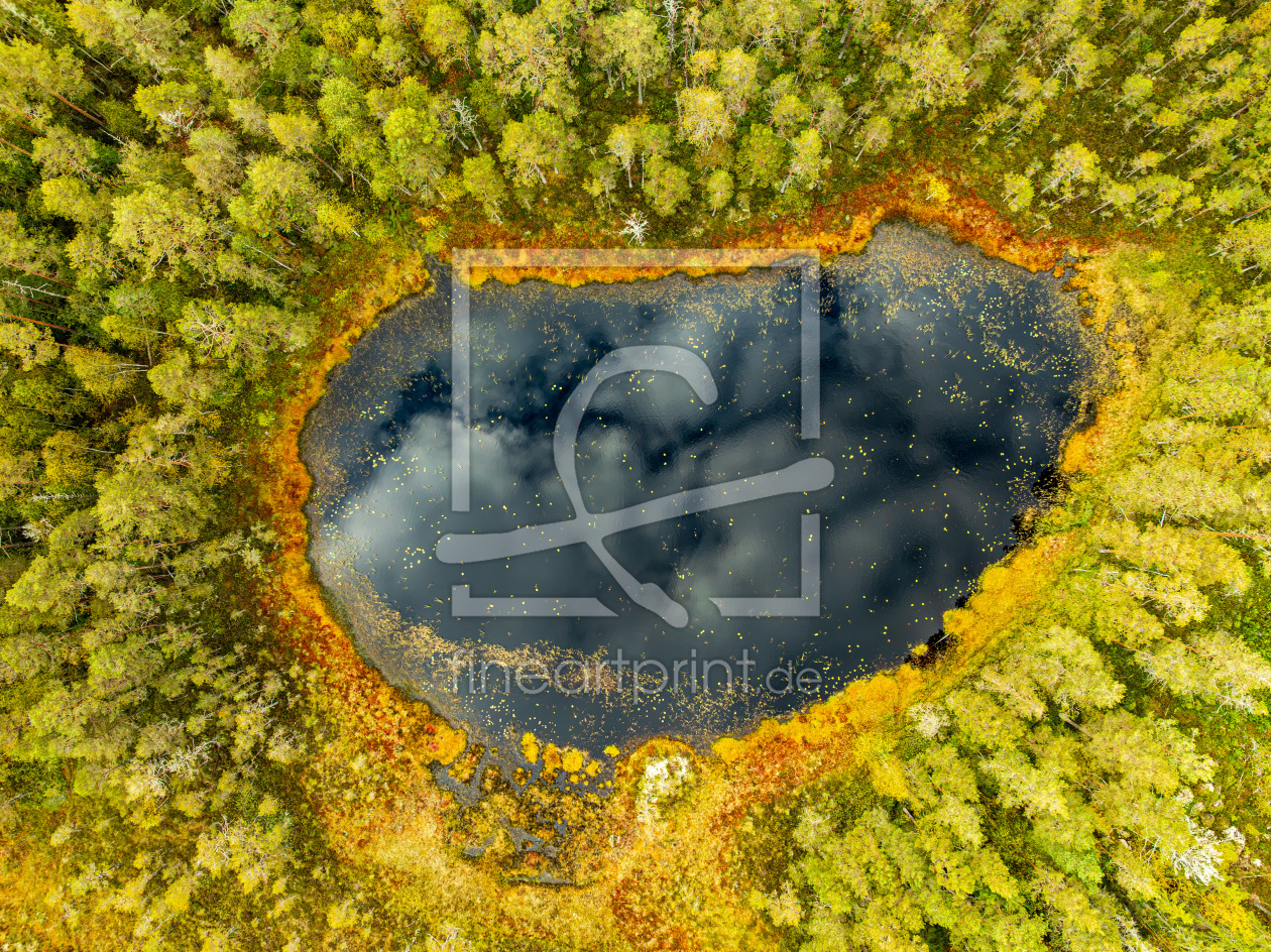 Bild-Nr.: 12939978 Waldsee in Dalarna erstellt von Armin Redöhl