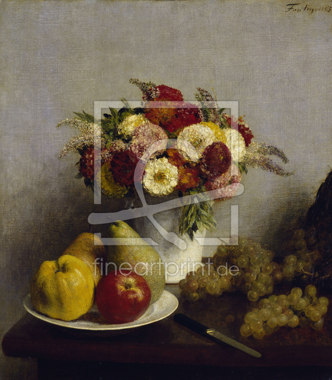 Bild-Nr.: 30000078 Fantin-Latour / Flowers and fruits/ 1865 erstellt von Fantin-Latour, Henri