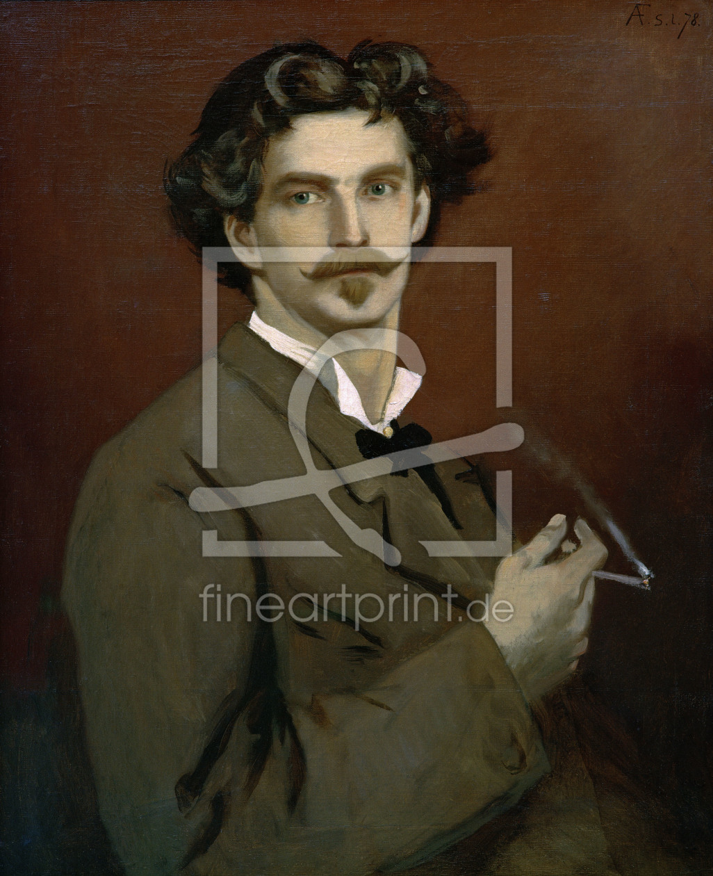 Bild-Nr.: 30000100 Anselm Feuerbach / Self-portrait / 1878 erstellt von Feuerbach, Anselm