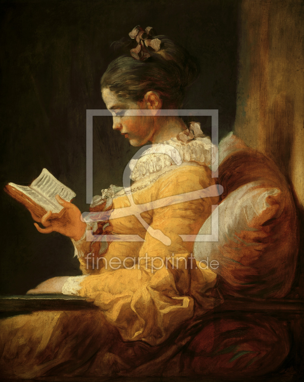 Bild-Nr.: 30000212 Jean-Honore Fragonard / Reading Girl erstellt von Fragonard, Jean-Honoré