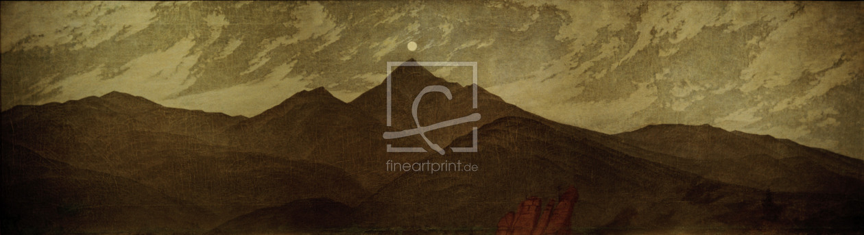 Bild-Nr.: 30000292 C.D.Friedrich, Mond über Riesengebirge erstellt von Friedrich, Caspar David