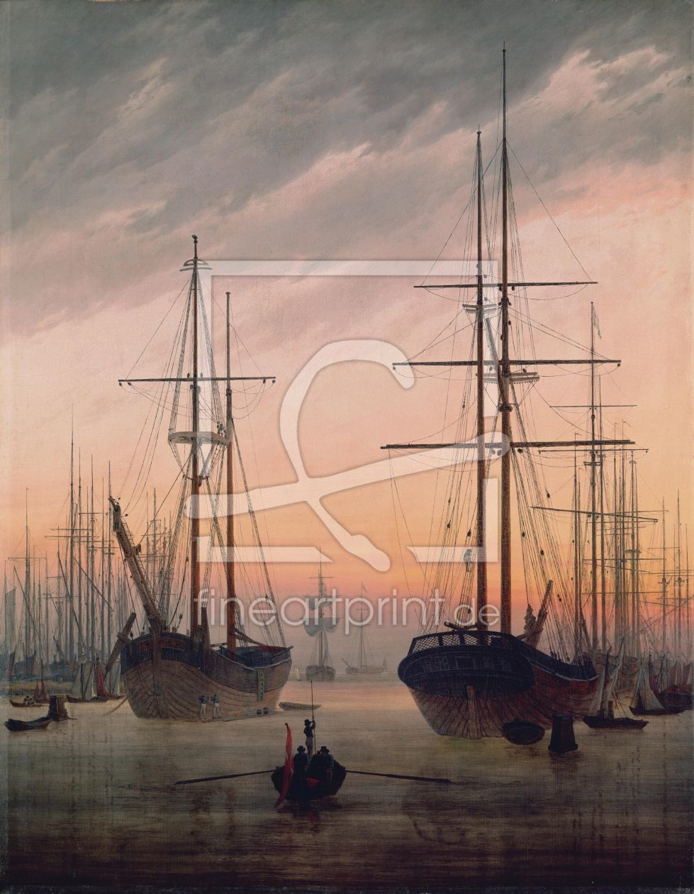 Bild-Nr.: 30000342 Friedrich / View of a harbour / c.1815 erstellt von Friedrich, Caspar David