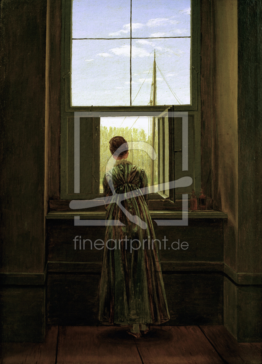 Bild-Nr.: 30000396 Friedrich / Woman at the window / 1822 erstellt von Friedrich, Caspar David