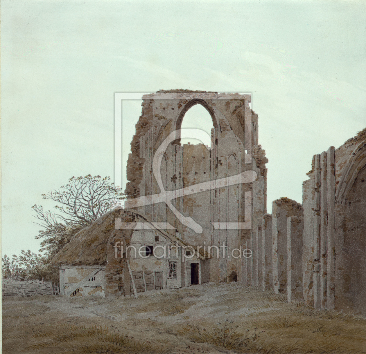 Bild-Nr.: 30000418 Friedrich / Abbey Eldena / 1836 erstellt von Friedrich, Caspar David