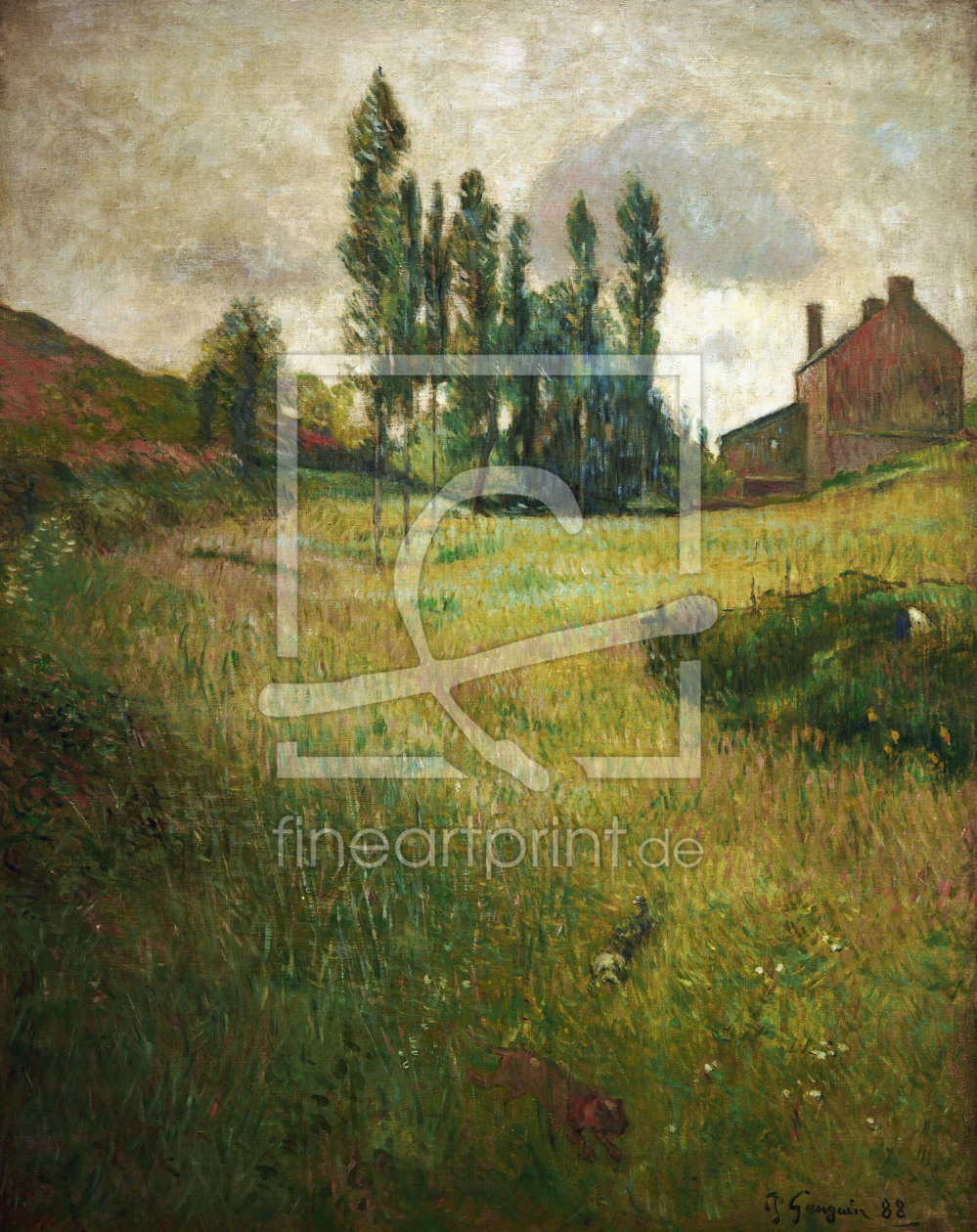 Bild-Nr.: 30000552 Gauguin / Dogs on a loan / 1888 Bild-Nr.: 30000552 Gauguin / Dogs on a loan / 1888 erstellt von Gauguin, Paul