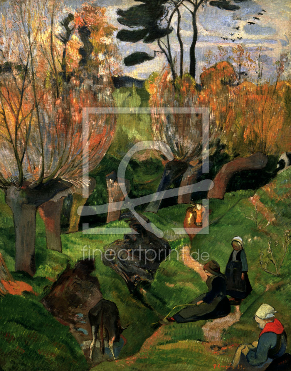 Bild-Nr.: 30000554 Gauguin / Les Saules erstellt von Gauguin, Paul