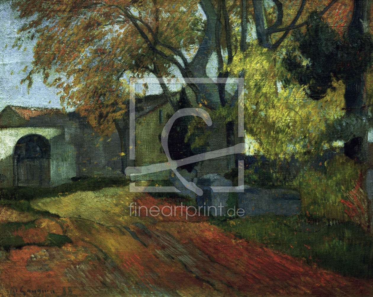 Bild-Nr.: 30000580 P.Gauguin, Les Alyscamps erstellt von Gauguin, Paul