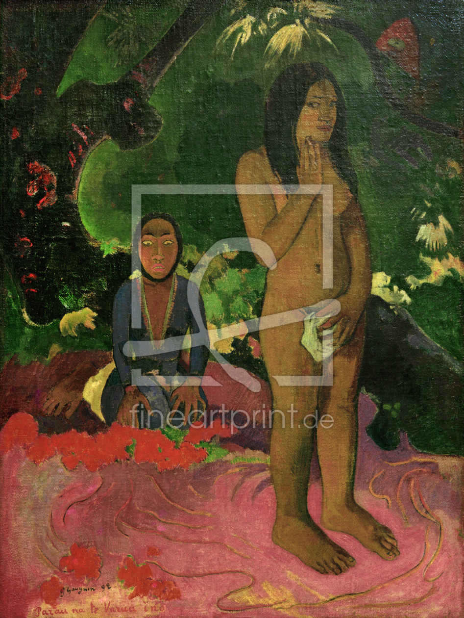 Bild-Nr.: 30000616 P.Gauguin/ Parau na te varua ino erstellt von Gauguin, Paul