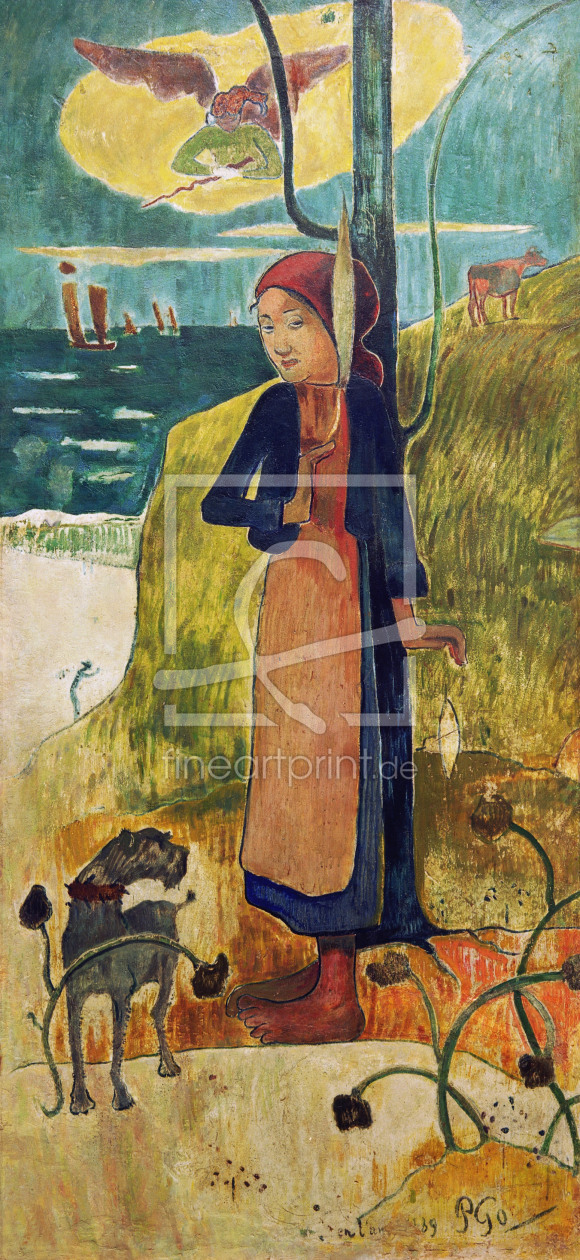 Bild-Nr.: 30000638 P.Gauguin, Bretonisches Mädchen.... erstellt von Gauguin, Paul