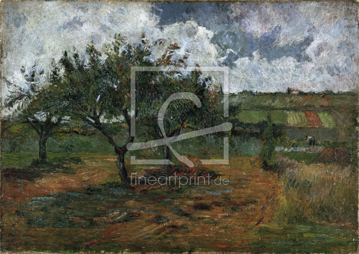 Bild-Nr.: 30000644 Gauguin, Blossoming Apple Trees / 1878 erstellt von Gauguin, Paul